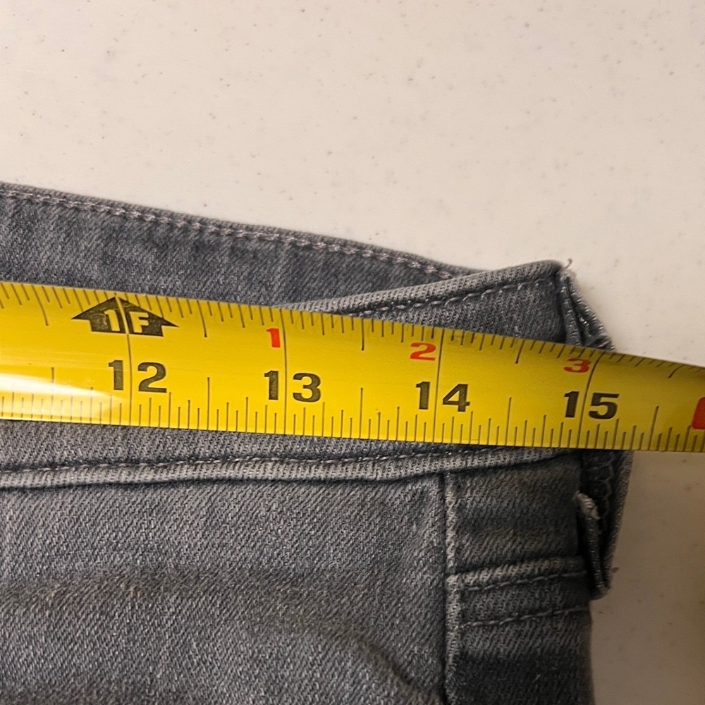 AG Adriano Goldschmied The Stilt Cigarette Leg Jeans 28R Grey Made in USA - Picture 9 of 10